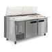 Koolmore KM-RPPS-2DSS 71" 2 Doors Refrigerated Pizza Prep Table w/ Built-in Cutting Board 1 image