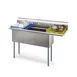Koolmore KM-SC151514-15R3 63" Three Compartment Sink, 15"Wx15"L Bowl With Right-Hand Drainboard 1 image