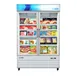 Koolmore MDF-2GD-45C-WH 53" Glass Door Freezer, 45 cu ft, White, Bottom‑Mount R290, 8 Shelves 1 image