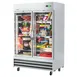 Koolmore RIF-2D-GD 54" 2-Glass Door Reach-In Freezer, Bottom Mount, 47 cu. ft., Stainless Steel 1 image