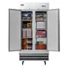 Koolmore RIF-2D-SS35C 39" 2-Solid Door Reach-In Freezer, Bottom Mounted, 35 cu. ft. 1 image