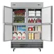 Koolmore RIR-2D-SSHD 54" 4-Half Solid Door Reach-In Refrigerator, 47 cu. ft., Bottom Mounted, Stainless Steel 1 image