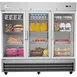 Koolmore RIR-3D-GD 80-9/10" 3-Glass Door Reach-In Refrigerator, 72 cu. ft., Bottom Mounted 1 image