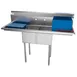 Koolmore SB121610-16B3 56" Two Compartment Sink, 12"W x 16"L Bowl With 2 Drainboards 1 image