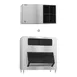 Hoshizaki KM-1601SAJ/B-1650SS Air Cooled Crescent 1513 lb Ice Machine with Bin, 1605 lb Storage 1 image