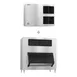 Hoshizaki KM-1900SWJ/B-1500SS Water Cooled Crescent 1880 lb Ice Machine with Bin, 1500 lb Storage 1 image
