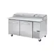 Kool-It KPT-67-2 67" 2-Section Refrigerated Pizza Prep Table w/ 2 Doors, 20.2 cu. ft. 1 image