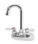 Krowne 10-400L Krowne Silver Series Faucet, Wall-Mounted, 4" Centers 1 image