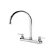Krowne 13-802L Silver Series Low Lead Deck Mount Faucet w/ 8" Centers, 8.5" Gooseneck Spout 3 image