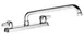 Krowne 13-810L Silver Series Low Lead Deck Mount Faucet w/ 8" Centers, 10" Swing Spout 1 image