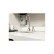 Krowne 14-546L Royal Series Deck Mount Lavatory Faucet w/ 4" Centers, Rigid Gooseneck Spout 3 image