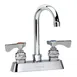 Krowne 15-302L Royal Series Low Lead Deck Mount Faucet w/ 4" Centers, 8.5" Gooseneck Spout 1 image
