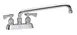 Krowne 15-314L Royal Series Low Lead Deck Mount Faucet w/ 4" Centers, 14" Swing Spout 1 image