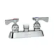 Krowne 15-3XXL Royal Series Low Lead Deck Mount Faucet Base w/ 4" Centers, Without Spout 1 image