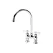 Krowne 15-402L Royal Series Low Lead Deck Mount Faucet w/ 4" Centers, 8.5" Gooseneck Spout 3 image