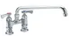 Krowne 15-412L Royal Series Low Lead Deck Mount Faucet w/ 4" Centers, 12" Swing Spout 1 image