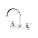 Krowne 15-501L Royal Series Low Lead Deck Mount Faucet w/ 8" Centers, 6" Gooseneck Spout 1 image
