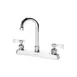 Krowne 15-525L Royal Series Low Lead Deck Mount Faucet w/ 8" Centers, 3.5" Gooseneck Spout 3 image