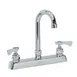 Krowne 15-525L Royal Series Low Lead Deck Mount Faucet w/ 8" Centers, 3.5" Gooseneck Spout 1 image