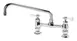 Krowne 15-810L Royal Series Low Lead Deck Mount Faucet w/ 8" Centers, 10" Swing Spout 1 image