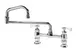 Krowne 15-818L Royal Series Double-Jointed Deck Mount Faucet w/ 8" Centers, 18" Swing Spout 1 image