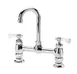 Krowne 15-825L Royal Series Low Lead Deck Mount Faucet w/ 8" Centers, 3.5" Gooseneck Spout 1 image
