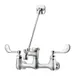 Krowne 16-127-W Krowne Royal Series Service Faucet, Splash-Mounted, 8" Centers 1 image