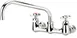 Krowne 18-814L Krowne Royal Series Full Flow Faucet, Splash-Mounted, 8" Centers 1 image