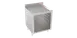 Krowne 18-GSB1 Silver Series Glass Rack Storage Cabinet with 3 Levels of Storage (Rack Slides Included) 1 image