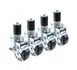 Krowne 28-118S Krowne 1-1/2" Stem Caster, Swivel with Lock, 3" Diameter 1 image