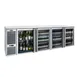 Krowne BS108 108" 4 Section Back Bar Cooler with Solid Door 1 image