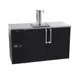 Krowne DB60 Draft Beer Cooler, 60" x 25" Black, 2‑Keg 2‑Tap Tower, Side‑Mounted, 1/4 HP 115V R290 1 image