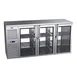 Krowne KPT72L 72" Pass-Thru Solid Door Back Bar Cabinet 1 image