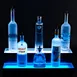 Krowne KR-2T48-R 48" Two Tier Royal Series Lighted Countertop Liquor Display, 24 Bottles 3 image