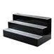 Krowne KR-3T24-R 24" Three Tier Royal Series Lighted Countertop Liquor Display, 18 Bottles 1 image