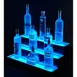 Krowne KR-3T36-L 36" Three Tier Royal Series Lighted Countertop Liquor Display, 27 Bottles 5 image