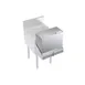 Krowne KR-DC18 Upgrade -Locking Cover For Double Speedrail, 18" Width, Stainless Steel, Fits 13"-18" 1 image