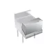 Krowne KR-DC24 Locking Cover for Double Speedrail, 24" Width, 19"-24" Stainless Steel, Double Style 1 image