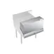 Krowne KR-DC28 Locking Cover for Double Speedrail, 28" Width, Stainless Steel, Fits 25"-30" Width 1 image