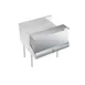 Krowne KR-DC32 Locking Cover for Double Speedrail,32" Wide Stainless Steel 31"-36" Width Double Style 1 image