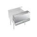 Krowne KR-DC34 Double Speedrail Locking Cover, 34" Width, 31"-36" Side, Stainless Steel Construction 1 image