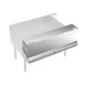 Krowne KR-DC48 Locking Cover for Double Speedrail, 48" Stainless Steel, Double Style 1 image