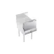 Krowne KR-SC18 Speed Rail Locking Cover, Single, 18" Width, 13"-18" Adjustable, Stainless Steel 1 image