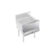 Krowne KR-SC24 Series Speed Rail Locking Cover, Single, 24" Width, 19"-24" Range, Stainless Steel 1 image