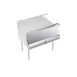 Krowne KR-SC34 Series Speed Rail Locking Cover, Single, 34" Width, 31"-36" Fit, Stainless Steel 1 image