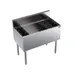 Krowne KR19-36DP-10 36" Underbar Ice Bin/Cocktail Unit w/ 146 lbs., 10-Circuit Cold Plate 1 image