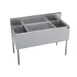 Krowne KR19-M48C-10 48" Bottle Well Bin Underbar Ice Bin/Cocktail Station w/ 74 lb Ice Bin 1 image