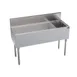 Krowne KR19-M48L-10 48" Bottle Well Bin Underbar Ice Bin/Cocktail Station  w/ 110 lb Ice Bin 1 image
