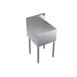 Krowne KR19-RS18 Royal Series 18"W Stainless Steel Underbar Register Stand, 30"H, Adjustable Feet, NSF 1 image