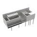 Krowne KR24-MT68-10 68" Sink Combo Underbar Ice Bin/Cocktail Station w/ 10 Circuit - Left 1 image